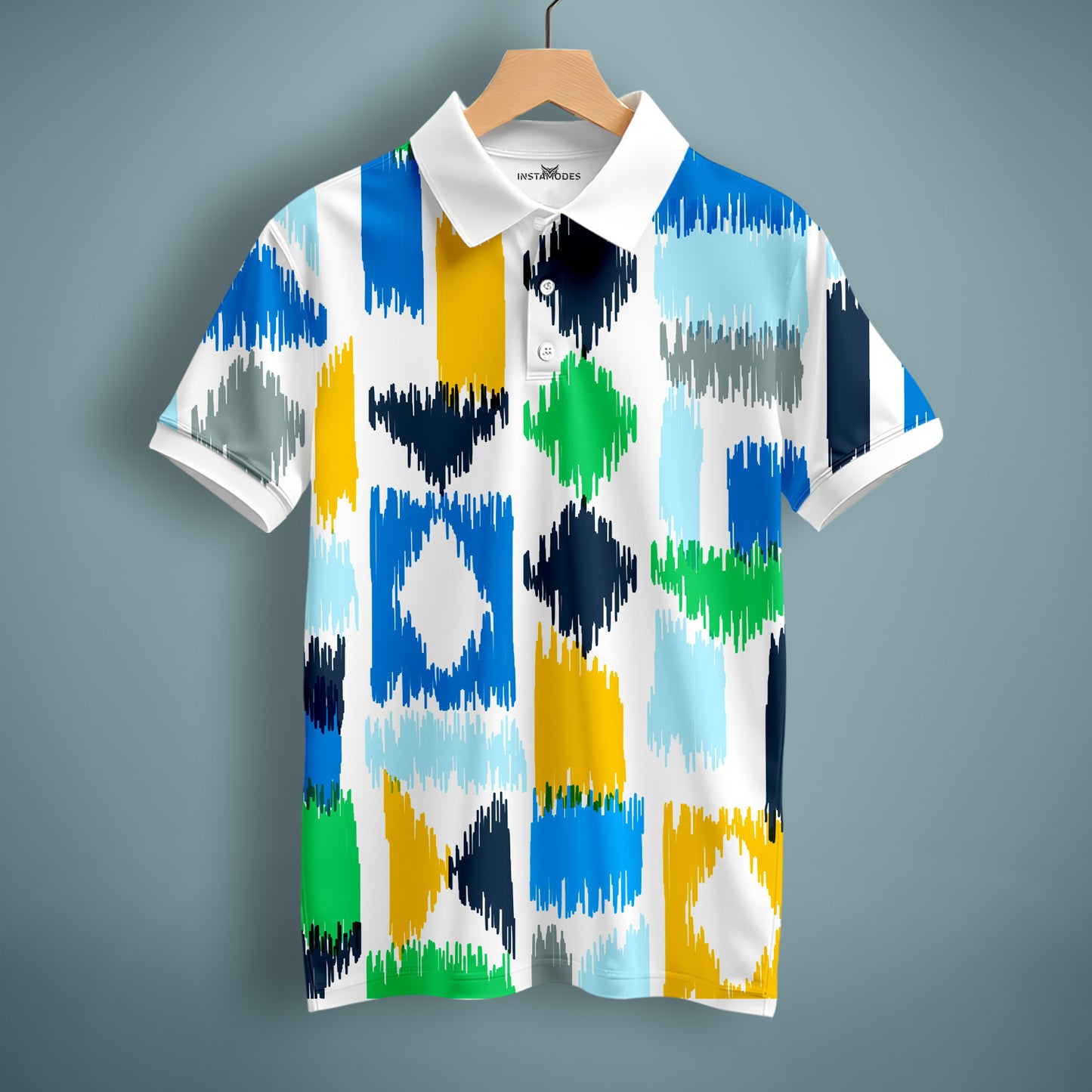 Multicolor Art Polo T-Shirt