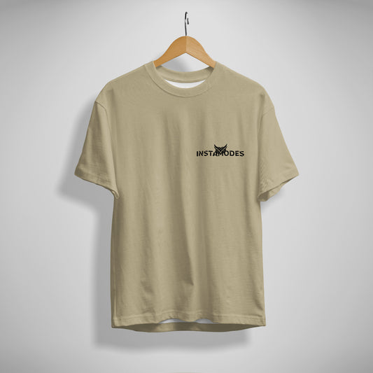 Beige Cotton T-Shirt
