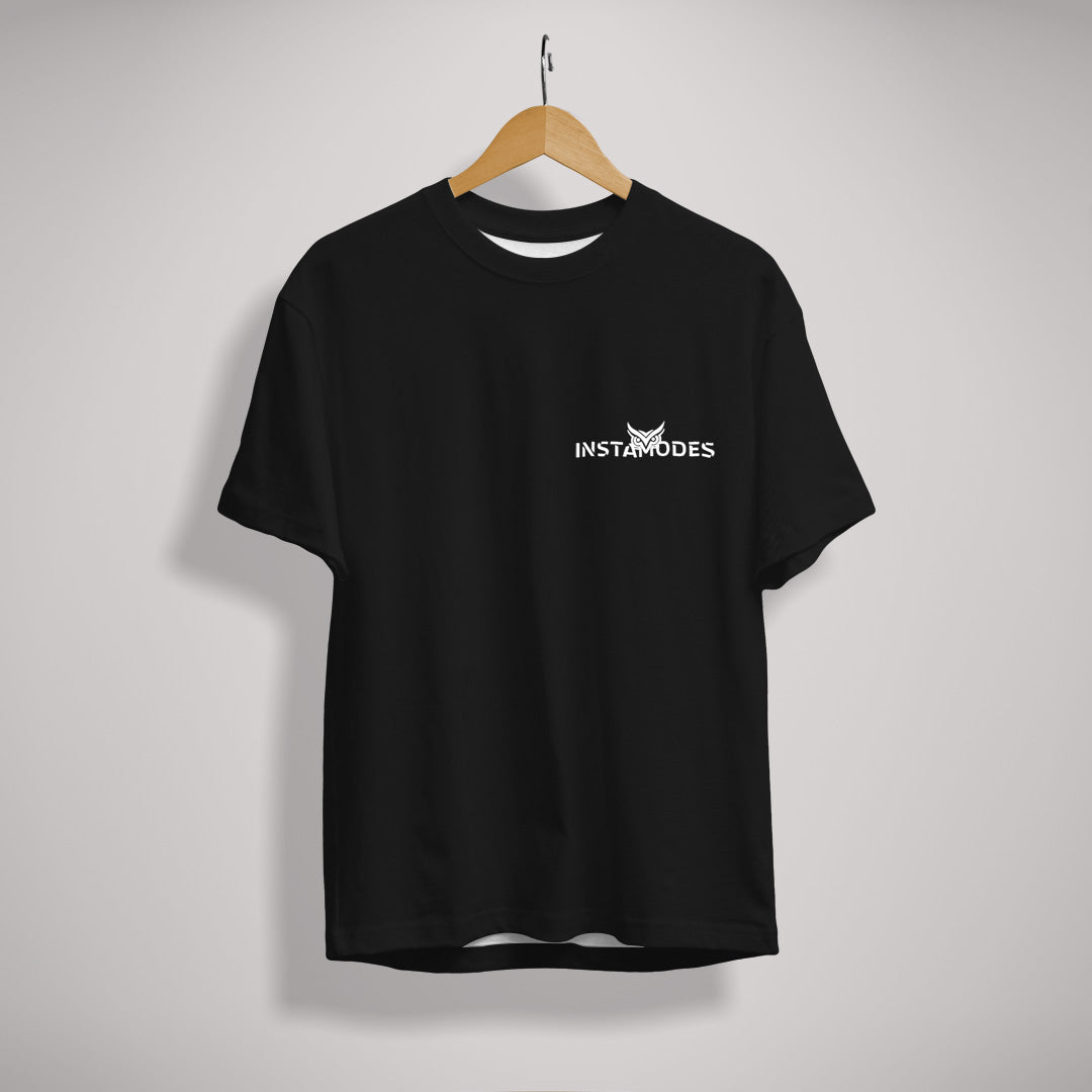 Black Cotton T-Shirt