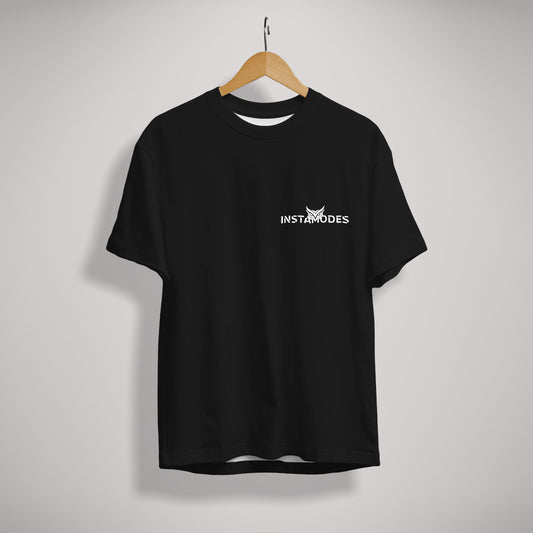 Black Cotton T-Shirt