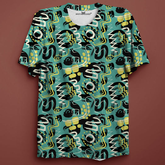 Black Yellow Seamless Pattern