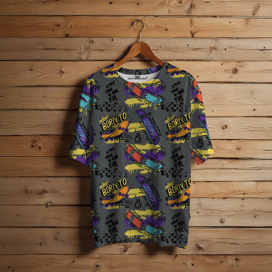 Born To Skate Oversized T-Shirt