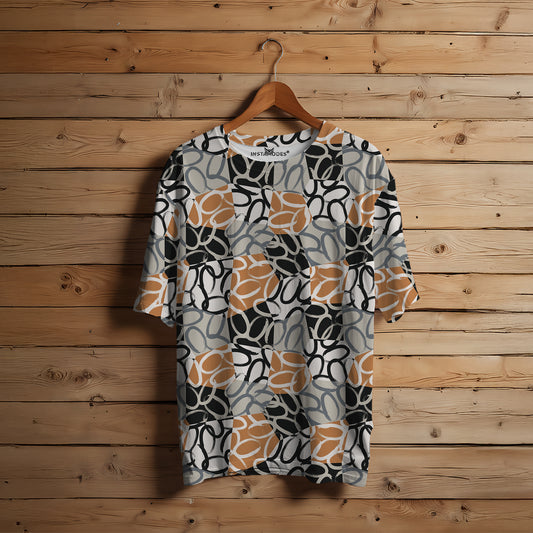 Circle Art Oversized T-Shirt