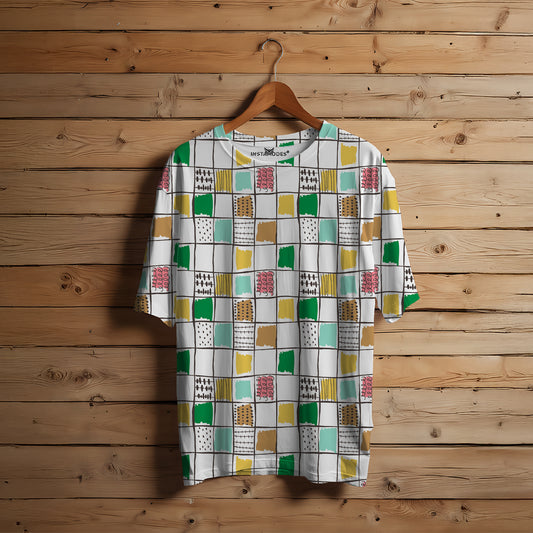 Geomatric Art Oversized T-Shirt