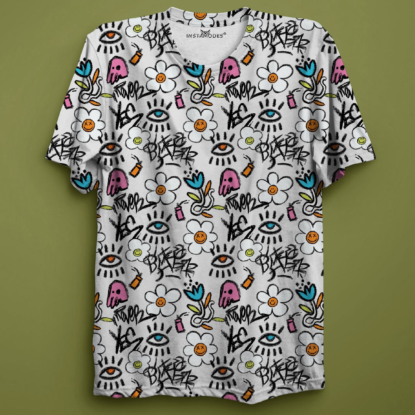 Graffiti Printed T-Shirt