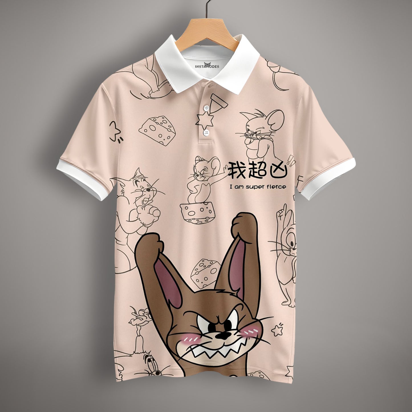 I am Super Flerce Polo T-Shirt