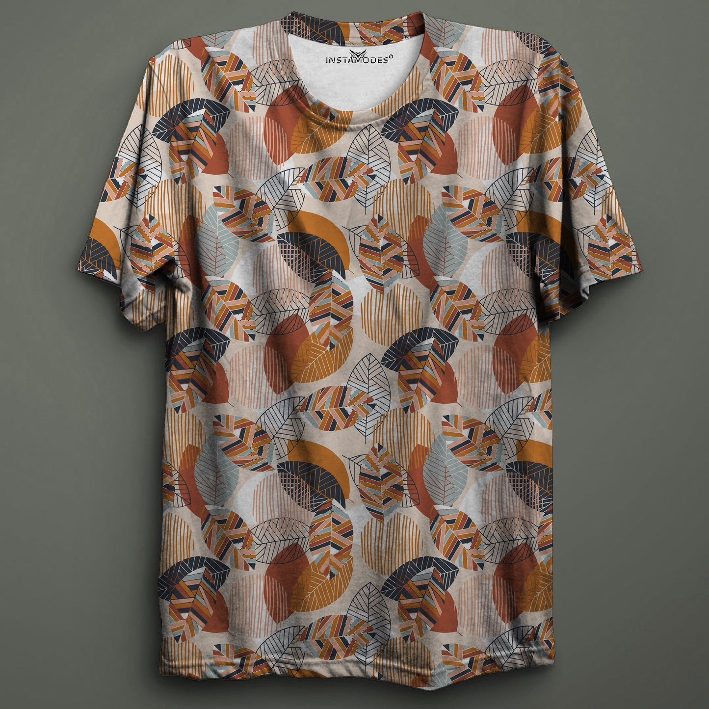 Leaf Print T-Shirt