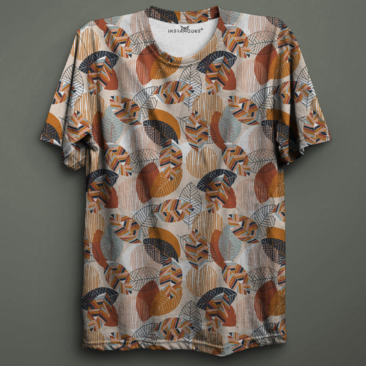 Leaf Print T-Shirt