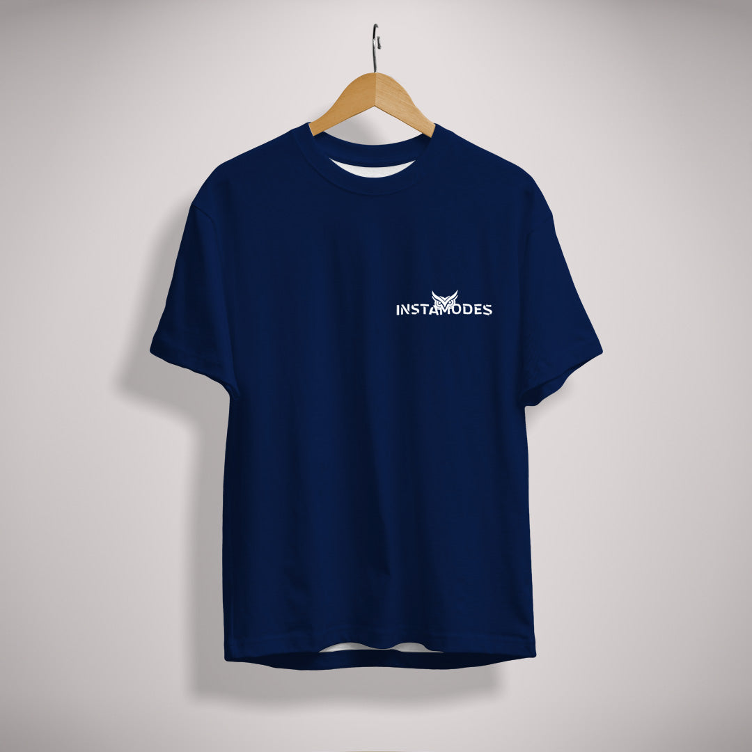 Navy Blue Cotton T-Shirt