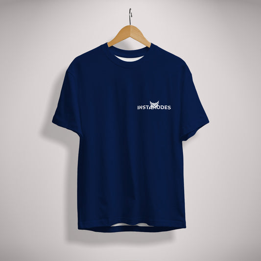 Navy Blue Cotton T-Shirt