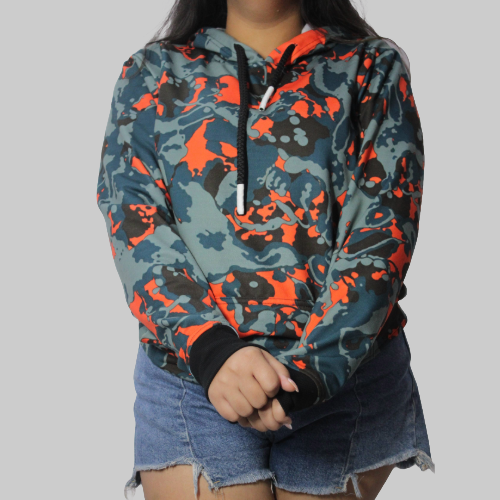 all over printed Hoodie